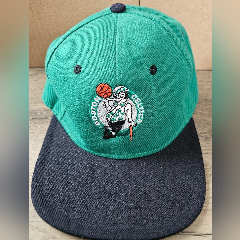Boston Celtics KIPA Authentic Premium Headwear Snapback Hat Green